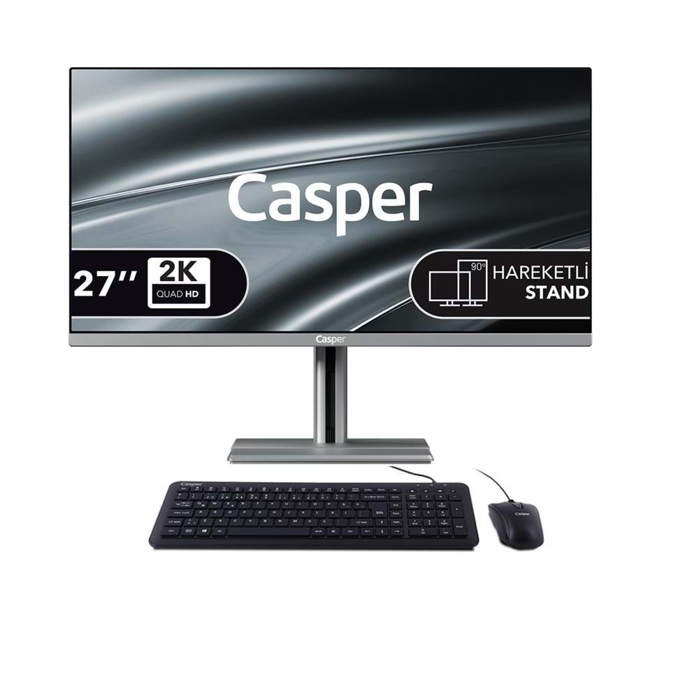 Casper Nirvana A97.210H-BE00X-V-G-K Gri U5-210H 16GB RAM 500GB NVME SSD 27