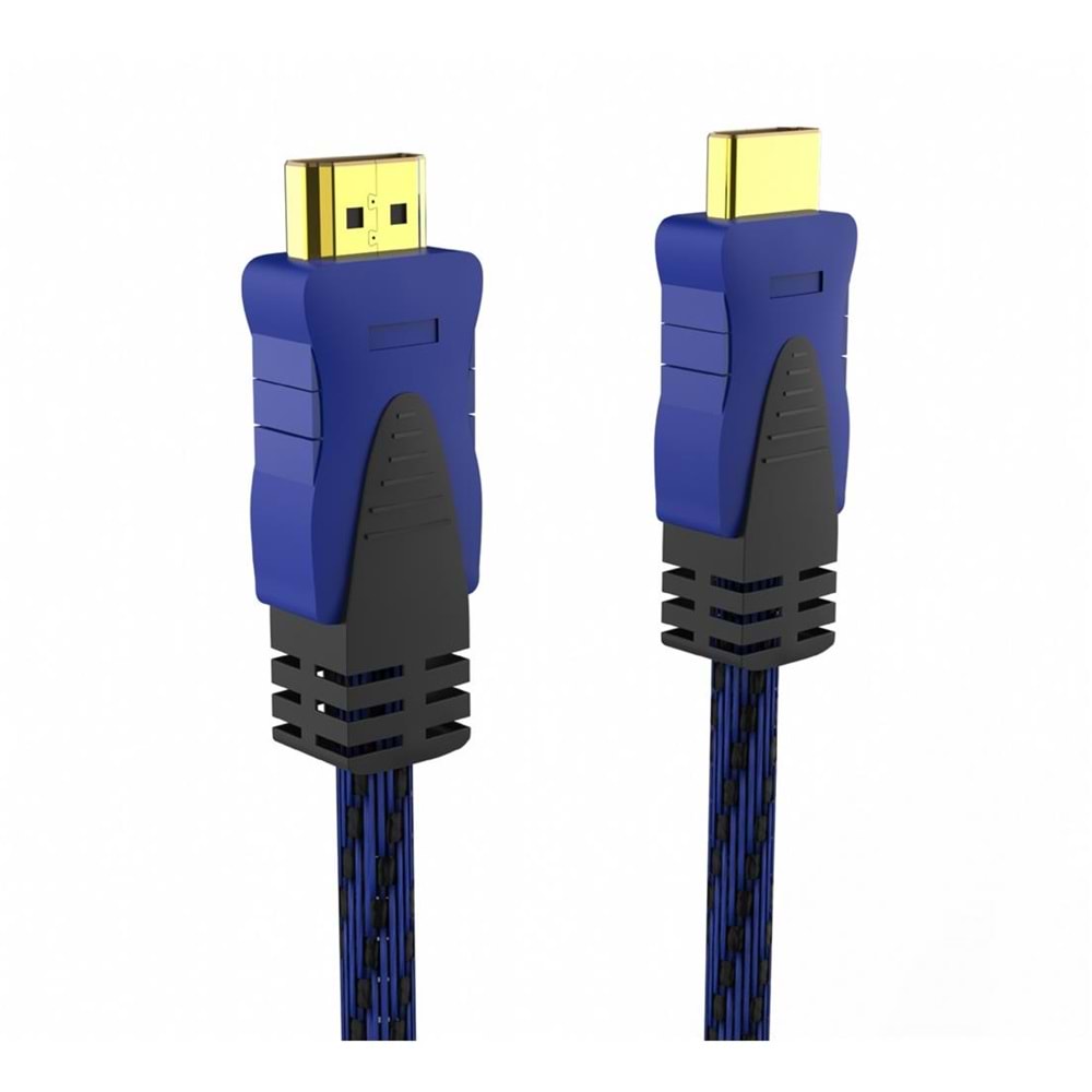 Inca IHH-01 HDMI To HDMI 1.8mt Örgülü 2160P ve 1080P FULL HD yüzde 100 Bakır malzeme