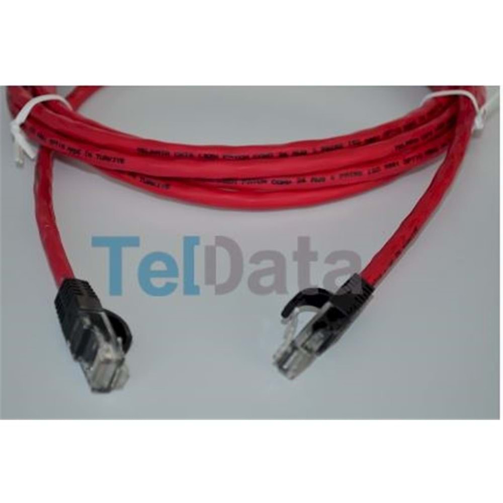 Teldata TLD-300SA Cat6 3MT Sarı Utp Patch Kablo
