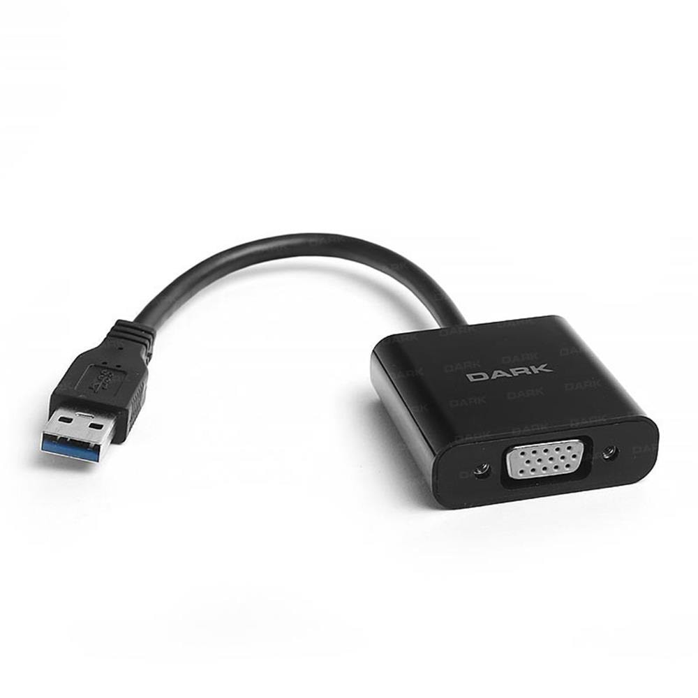 Dark DK-AC-UGA34 UGA34 VGA USB To Vga 3.0 - 2.0 Çevirici 15Cm 
