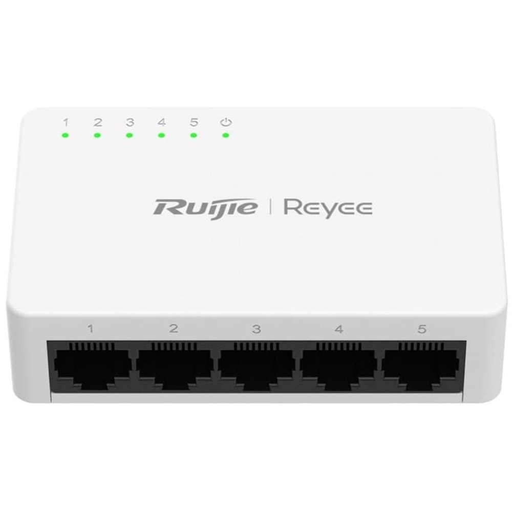 Ruijie Reyee RG-ES05G-L 5 Portlu 10-100-1000 Gigabit Tak Çal Tak Çalıştır Switch Plastik Kasa