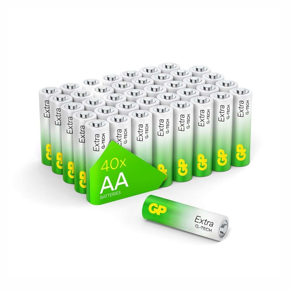 Gp R6 AA Boy Extra Alkalin Kalem Pil 40lı Paket GP15AXETA21-2ECSWC40