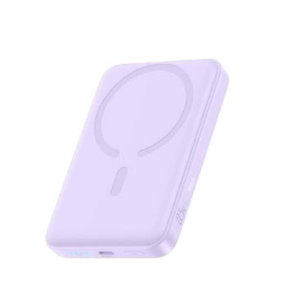 BASEUS P1008210E513-00 EF FM11 Mini Mag 10.000 22.5W Taşınabilir Şarj Cihazı Mor