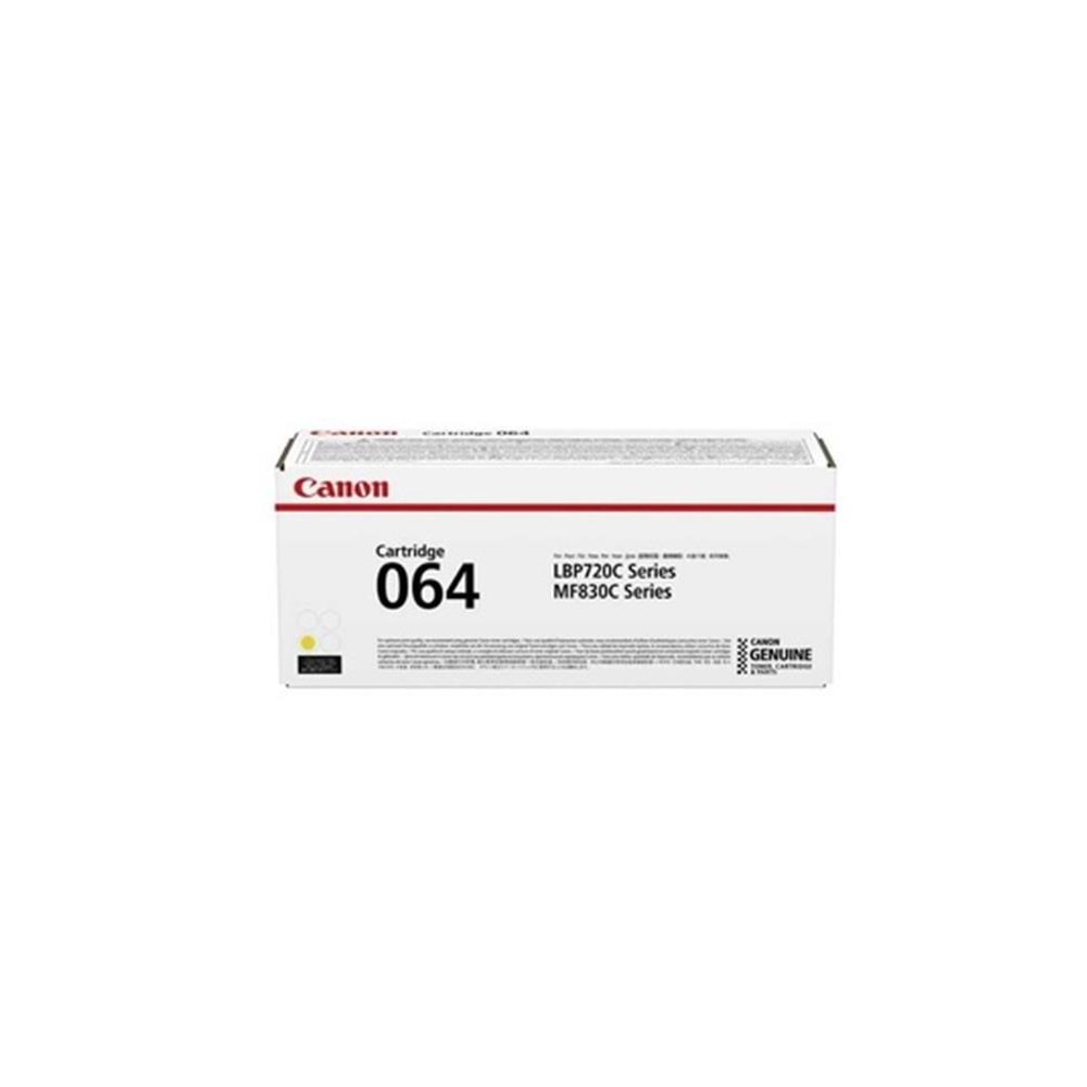 Canon CRG-064 Y Yellow Sarı 5.000 Sayfa Toner MF832
