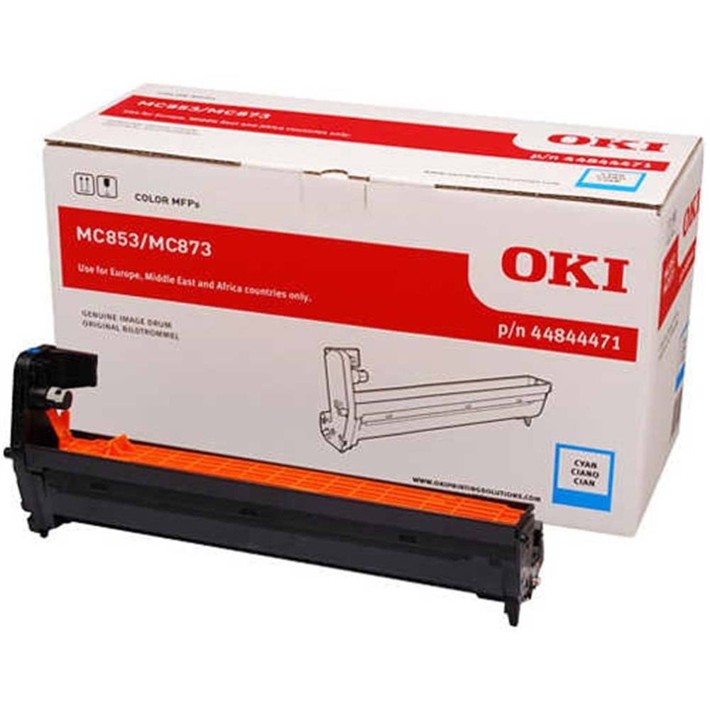 OKI 44844471 MAVİ DRUM ( GÖRÜNTÜLEME SİLİNDİRİ ) - MC853, MC873, MC883 - 30000 SAYFA