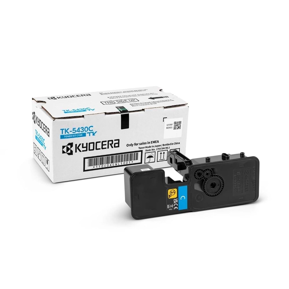 Kyocera TK-5430C Cyan Mavi Orjinal Fotokopi Toneri Ecosys MA2100- PA2100 1.250 Sayfa