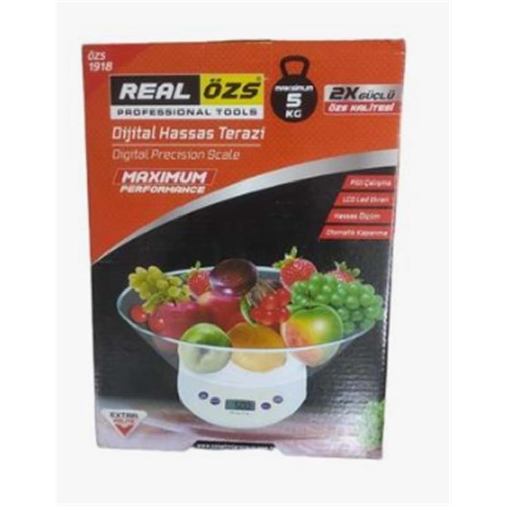 Real Özs Digital Hassas Terazi 5kg özs-1918