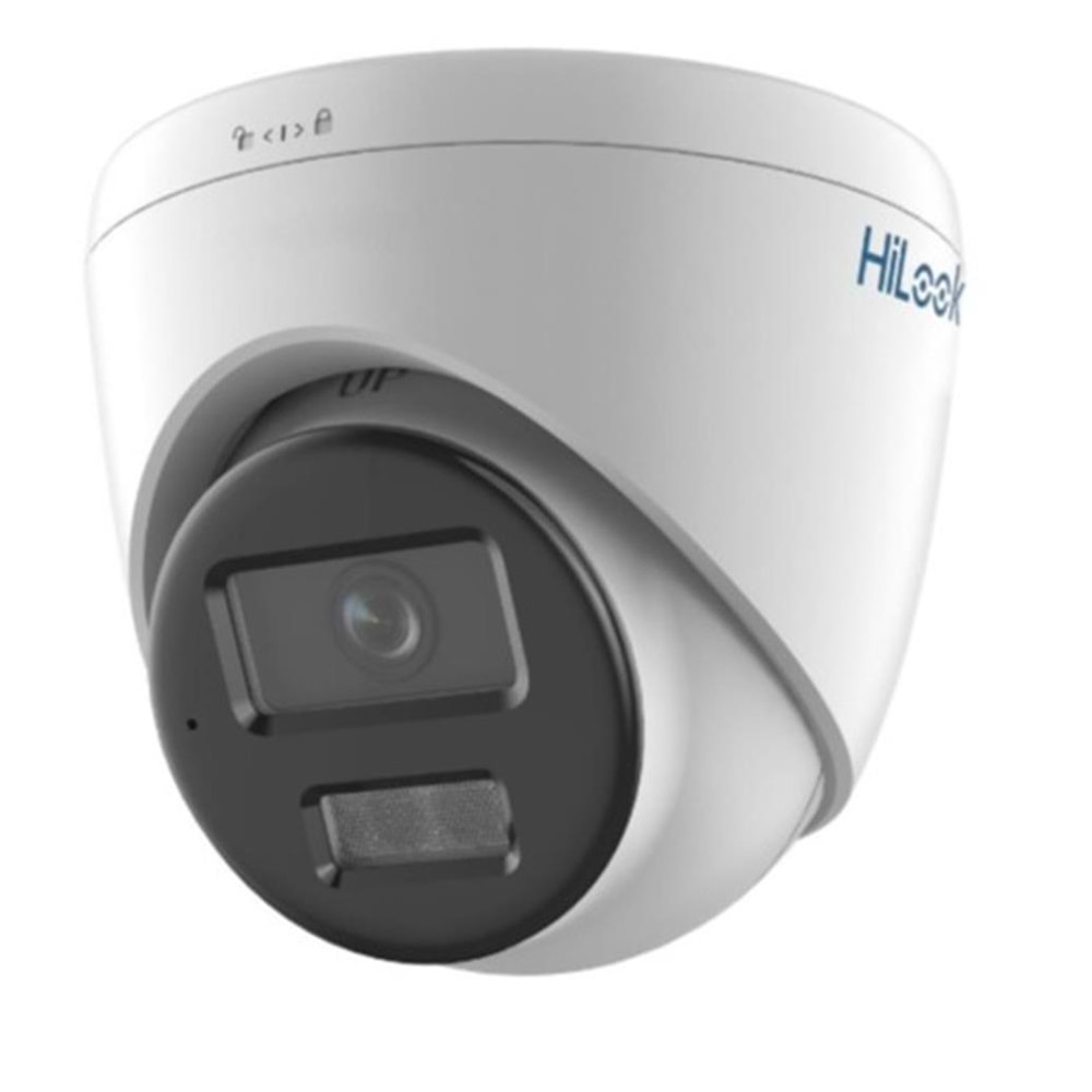 Hilook IPC-T249HA-LUF-Sl 4MP 2.8mm ColorVu Çift Yönlü Sesli IP Dome Kamera 