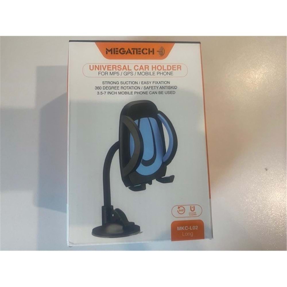 Megatech MKC-L02 Siyah Araç Telefon Tutucu