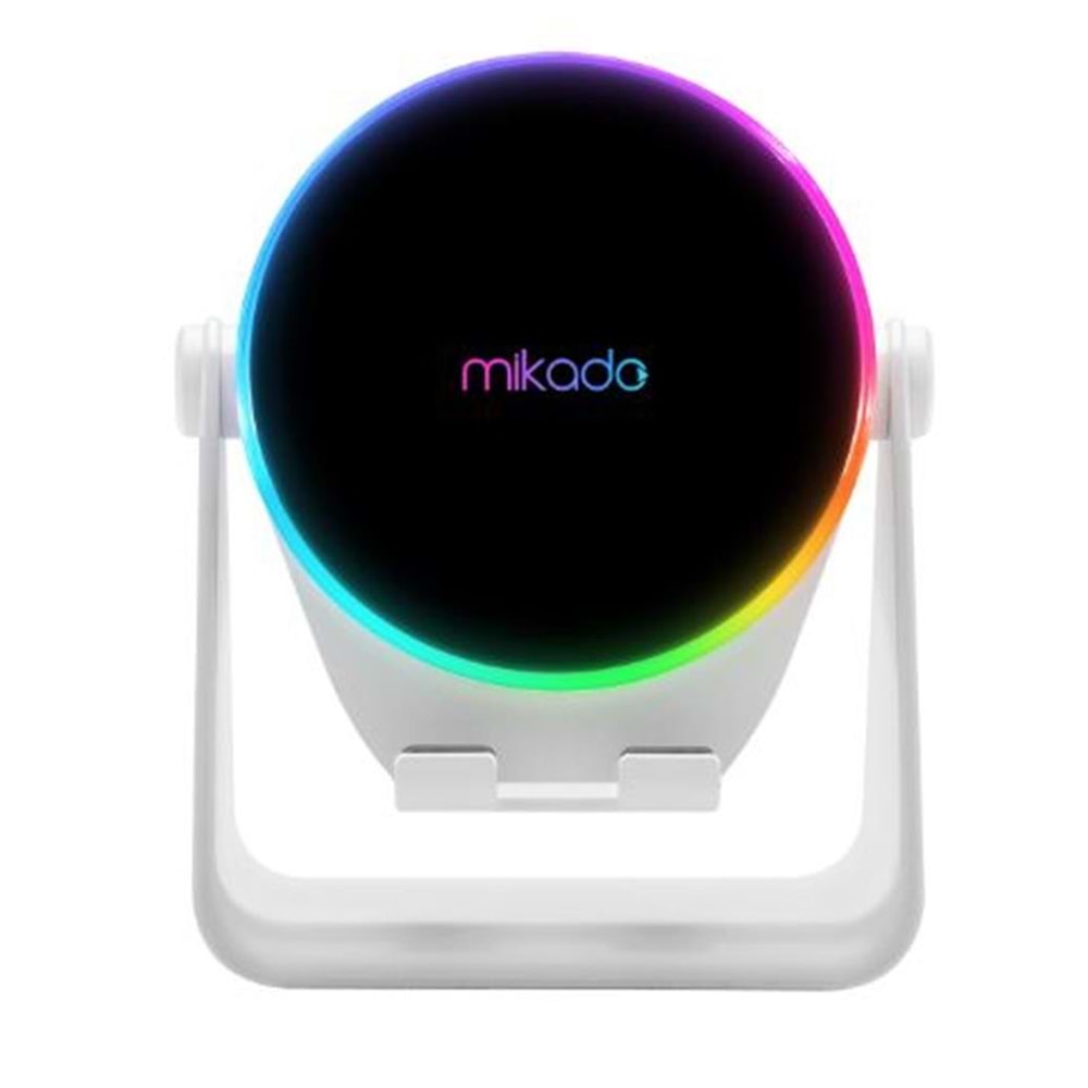 Mikado MD-68BT Zynox Beyaz 5W 1200mAh BT,USB,İnduction Destekli Speaker