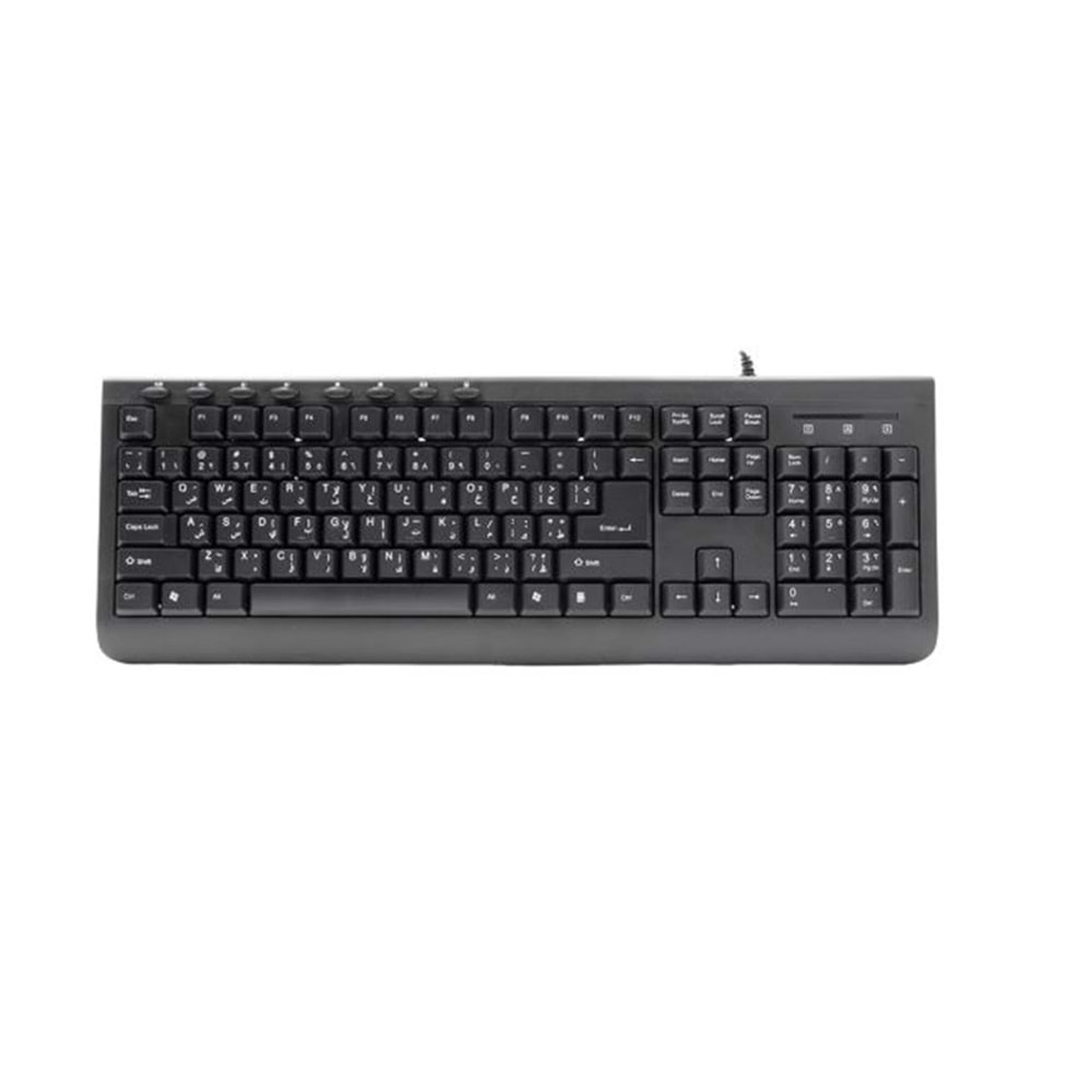 Frisby FK-204AU Kablolu Multimedia Klavye (Arapça)