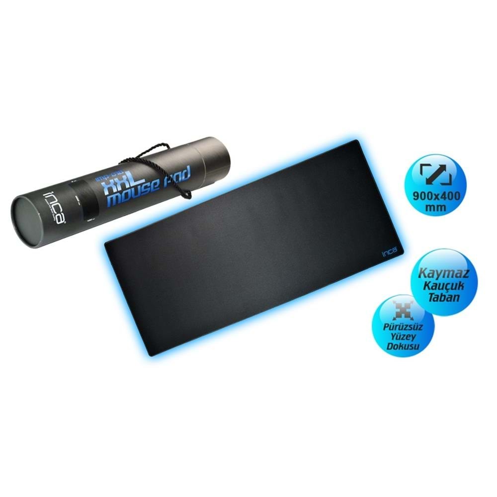 INCA IMP-018M 900-400m XXL Gaming Mouse Pad Siyah