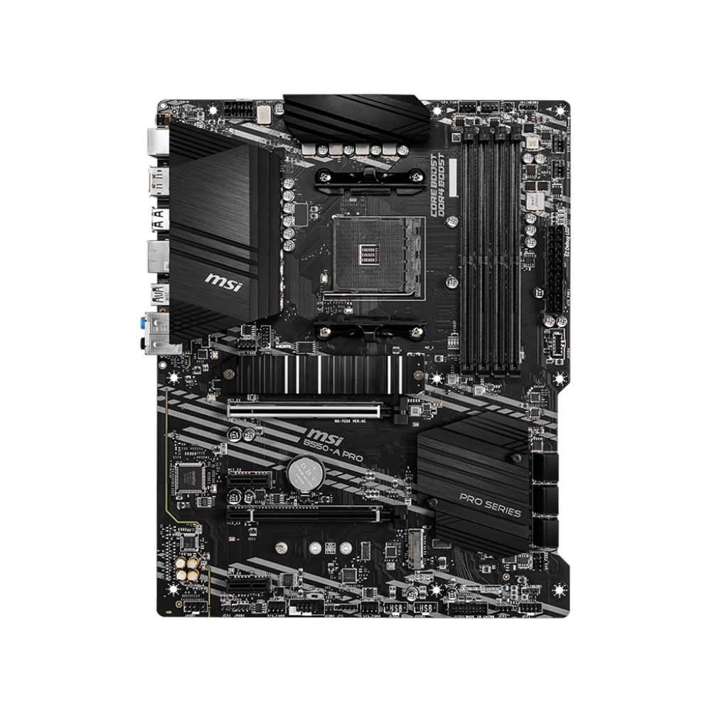 MSI B550-A PRO DDR4 3200MHZ 1XHDMI 1XDP 2XM.2 USB 3.2 ATX AM4 (AMD 5000/4000G/3000 SERİLERİ İLE UYUMLU) 
