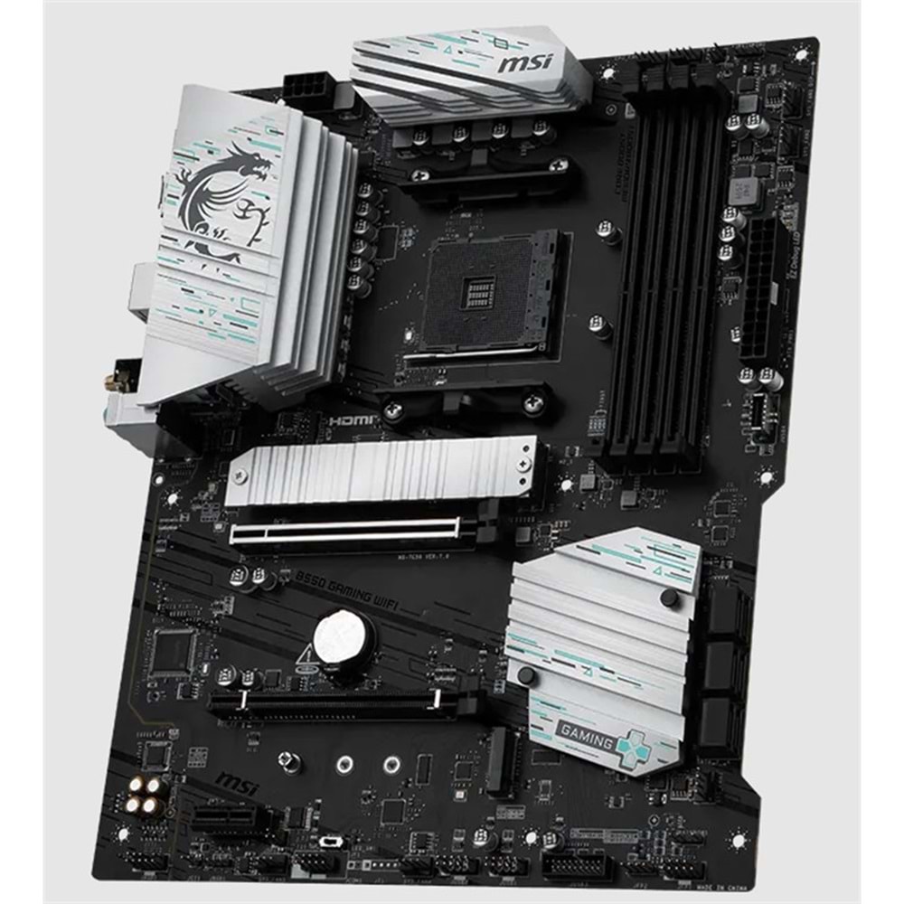 MSI B550 GAMING WIFI DDR4 4866MHZ 1XHDMI 1XDP 2XM.2 USB ATX AM4 (AMD AM4 5000/5000 G/4000 G /3000 SERİSİ İLE UYUMLU) 