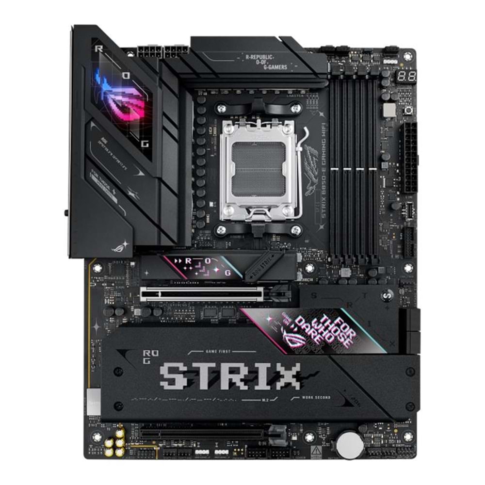 ASUS ROG STRIX B850-E GAMING WIFI DDR5 8000MT/S 1XHDMI 1XDP 1XUSB TYPE-C 5XM.2 ATX AM5( AM5 9000/8000/7000 SERİ UYUMLU) 