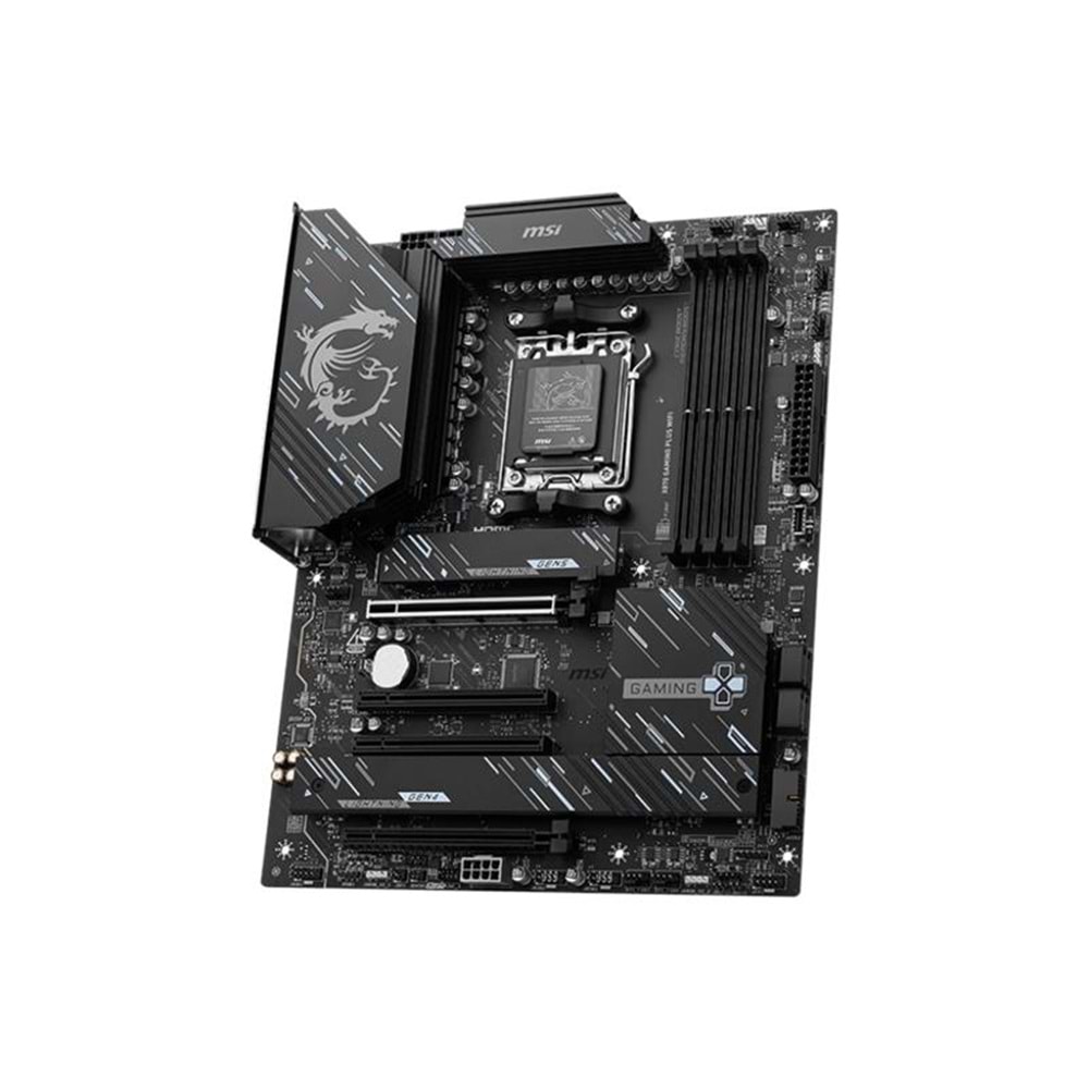 MSI X870 GAMING PLUS WIFI DDR5 8200MHZ 1XHDMI 1XUSB TYPE-C 3XM.2 ATX AM5 (AMD AM5 9000/8000/7000 SERİLERİ İLE UYUMLU) 