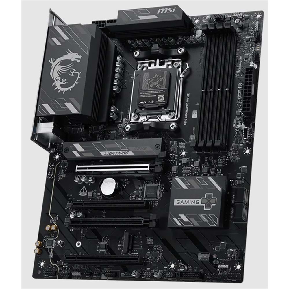 MSI MB B850 GAMING PRO WIFI6E DDR5 8200MT/S 1XHDMI 1XDP 2XM.2 USB ATX AM5 (AMD AM5 9000/8000/7000 SERİ İLE UYUMLU) 