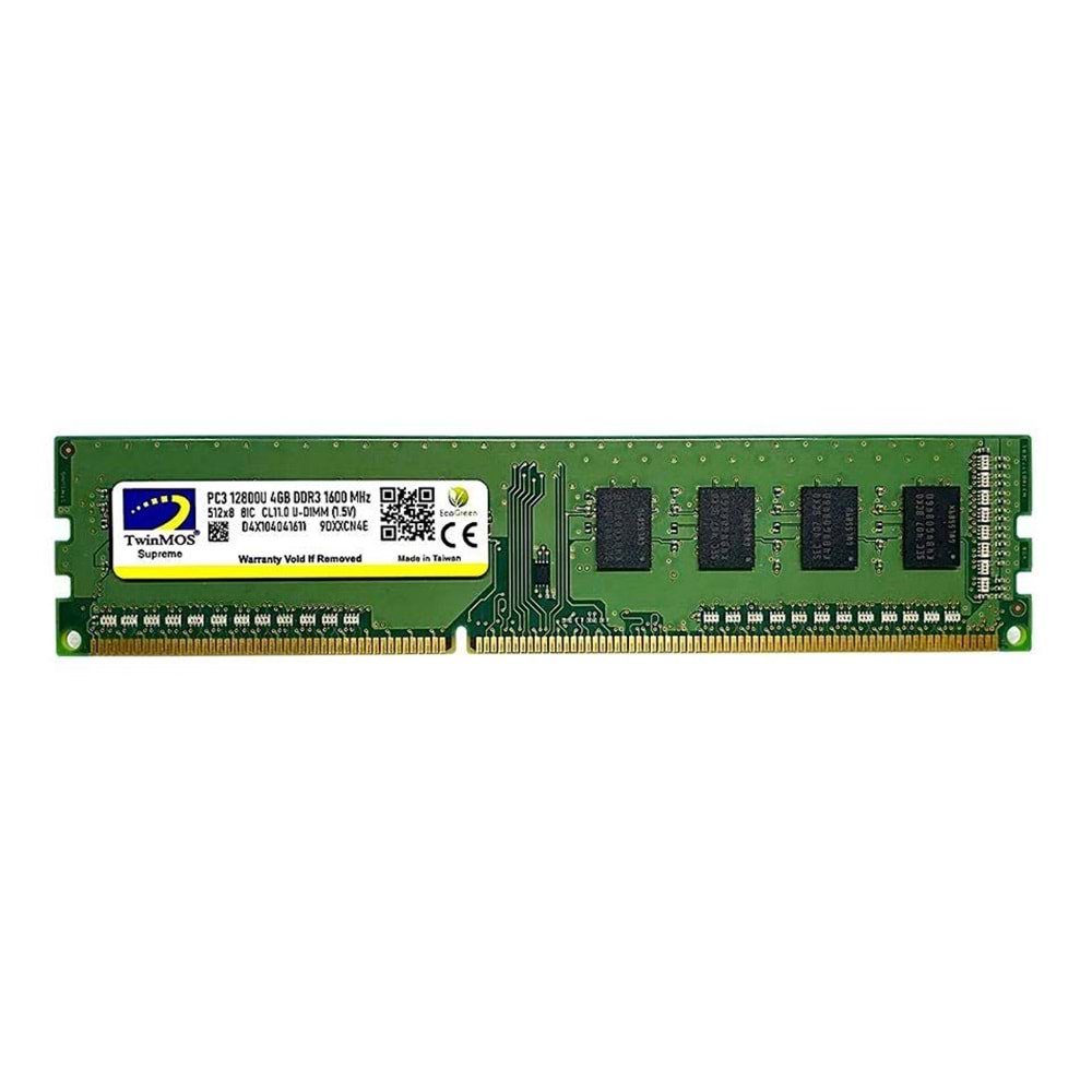4 GB DDR3 1600MHZ TWINMOS 1.5 DT MDD34GB1600D 