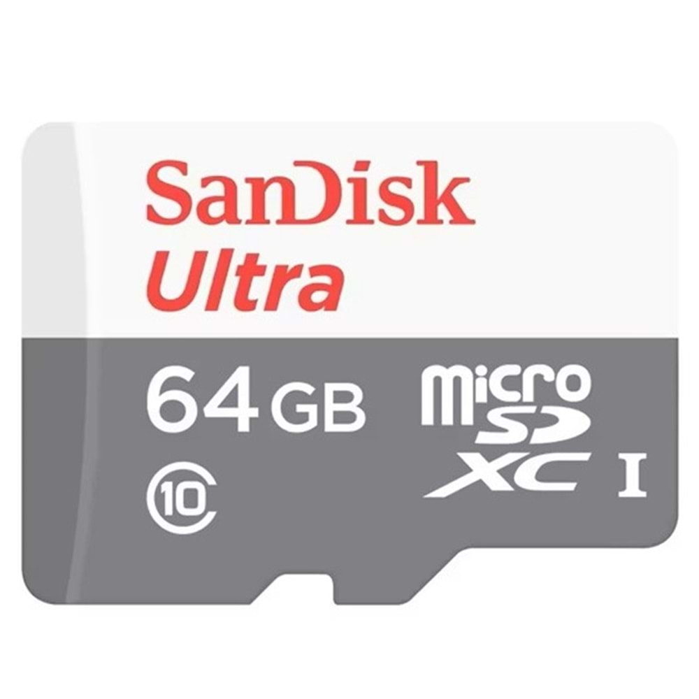 64GB SANDISK ULTRA MICROSD 100MB/S SDSQUNR-064G-GN3MN 
