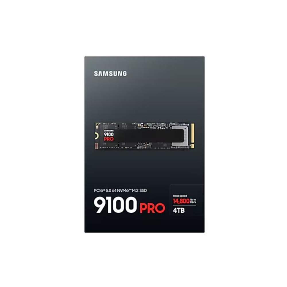 4 TB 9100 PRO SAMSUNG NVME M2 MZ-VAP4T0BW PCIE 14800-13400 MB/S SAMSUNG TR GARANTILI 