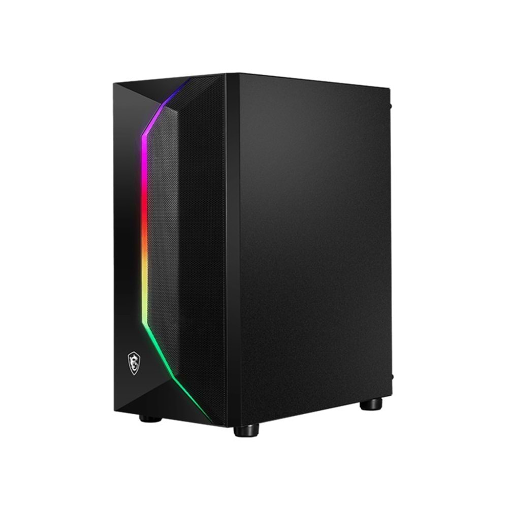 MSI MAG VAMPIRIC 100R TEMPERLİ CAM ARGB PSU YOK 1X120MM FAN GAMING BİLGİSAYAR KASASI 