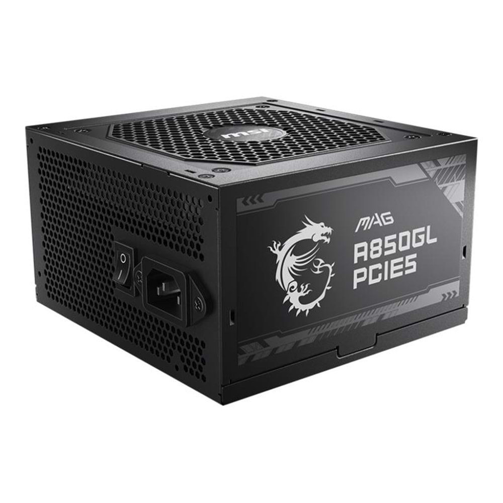 MSI MAG A850GL PCIE5 850W 80+ FULL MODULAR GOLD POWER SUPPLY 