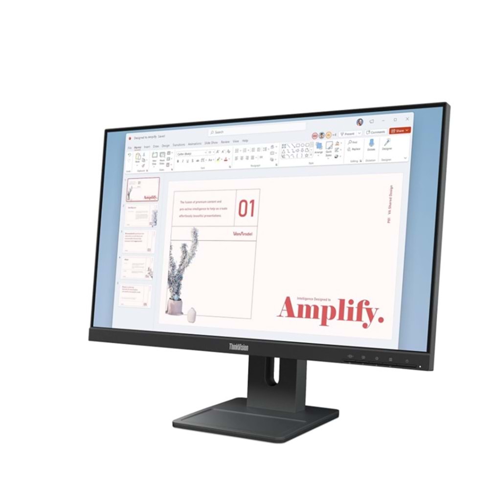 23.8 LENOVO E24-40 THINKVISION 64BAMAT1TK FHD 6MS 100HZ HDMI+DP+VGA WLED MONITOR 