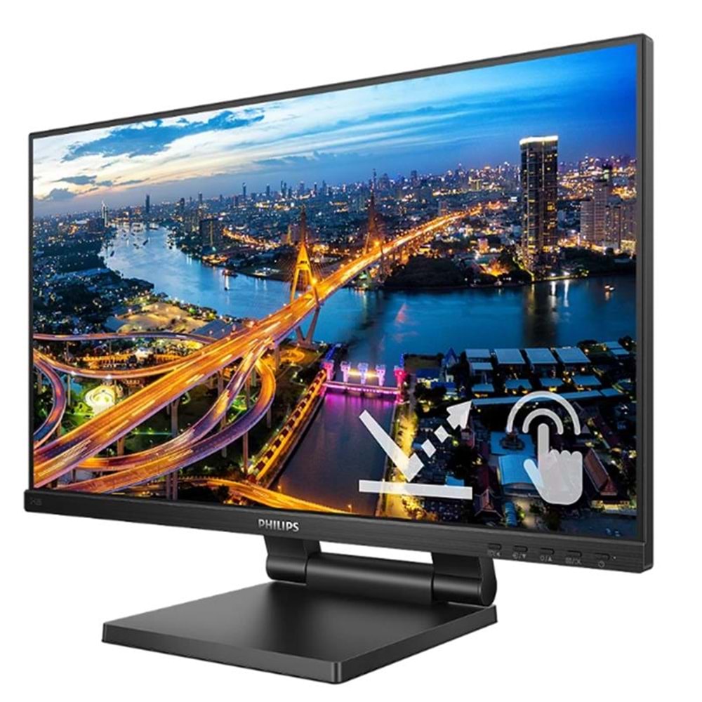 24 PHILIPS 242B1TC/00 IPS 4MS 75MHZ 1XVGA 1XHDMI 1XDP USB 3.2 FHD 1920X1080 HOPARLÖR DOKUNMATİK EKRAN VESA 