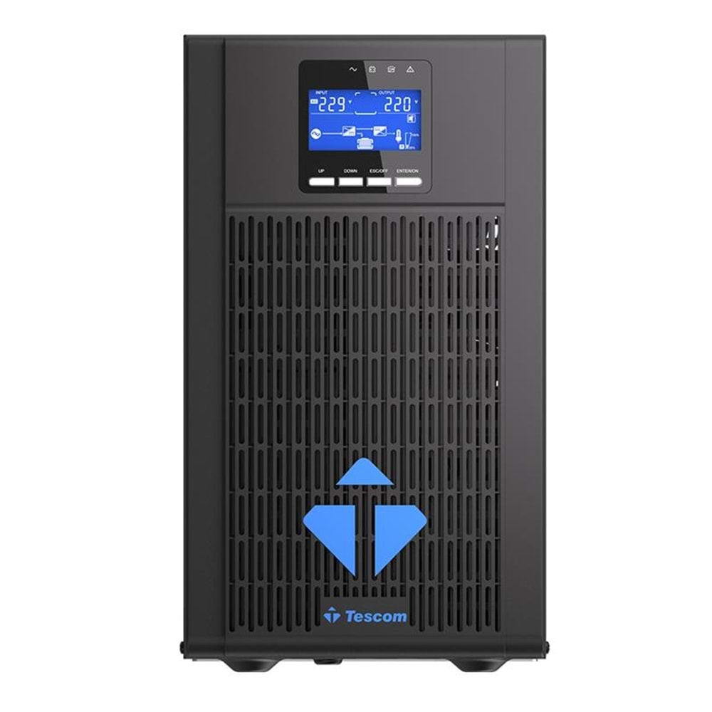 TESCOM NEOLINE 3KVA 1F/1F (6X7AH) 4/8DK LCD ONLINE UPS 