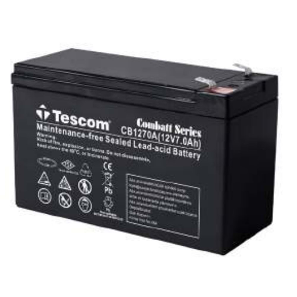TESCOM COMBATT CBL12-7E 12V 7AH TAM BAKIMSIZ KURU AKÜ 