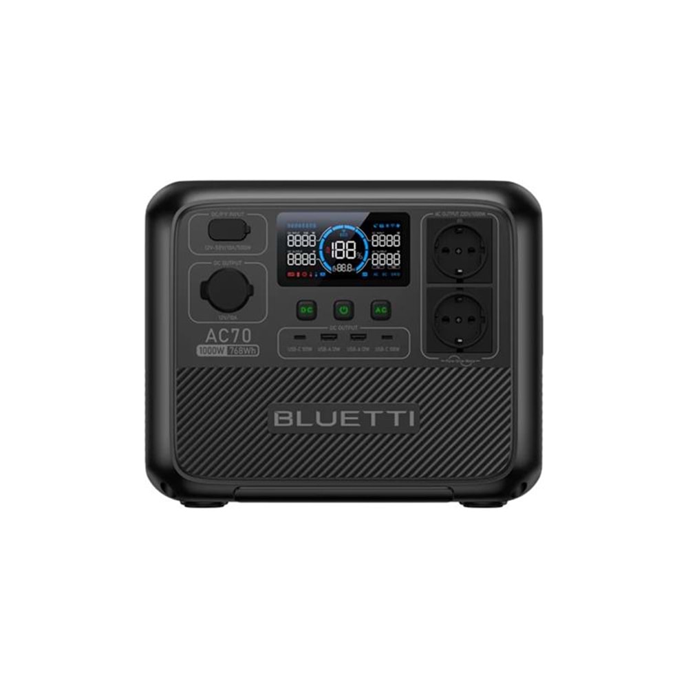 BLUETTI AC70P 1000W 768WH TAŞINABİLİR GÜÇ İSTASYONU 
