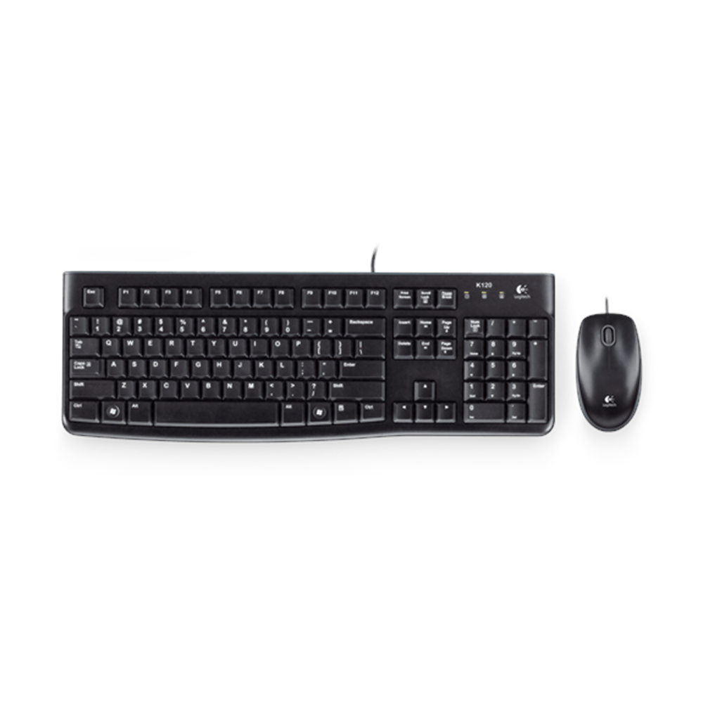 LOGITECH MK120 TR Q USB KABLOLU KLAVYE VE MOUSE SET SİYAH 920-002560 