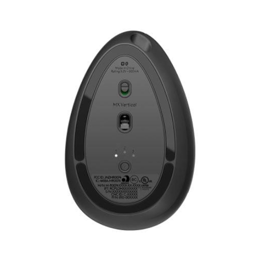 LOGITECH MX VERTICAL GELİŞMİŞ ERGONOMİK DİKEY KABLOSUZ USB MOUSE SİYAH 910-005448 