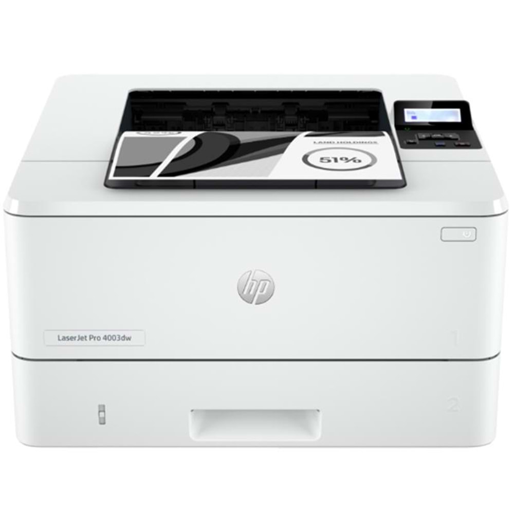 HP 2Z610A LASERJET PRO 4003DW YAZ/DUB/ETH/WIFI (W1A56A M404DW YERİNE) 