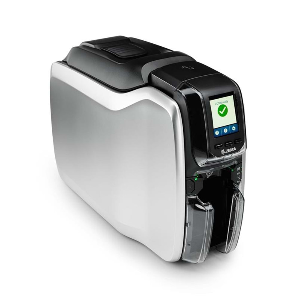 ZEBRA ZC300 (ZC32-000CQ00EM00) TERMAL TRANSFER 300DPI USB+ETHERNET ÇİFT YÜZ KART YAZICI 