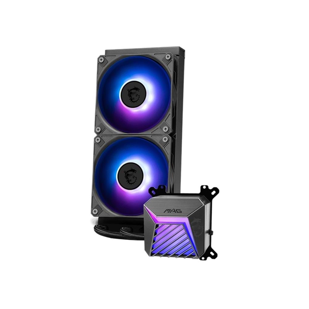 MSI MAG CORELIQUID A15 240 SİYAH ARGB CPU SIVI SOĞUTUCU (LGA 1851/1700/AM4/AM5 UYUMLU) 