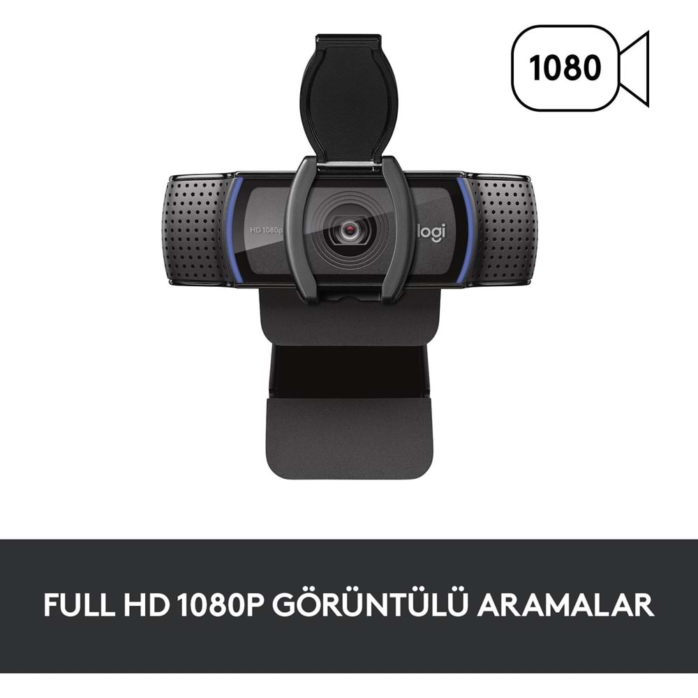 LOGITECH C920S HD PRO WEBCAM SİYAH 960-001252 