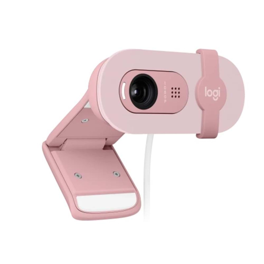 LOGITECH BRIO 100 FULL HD 1080P MİKROFONLU WEB KAMERA PEMBE 960-001623 