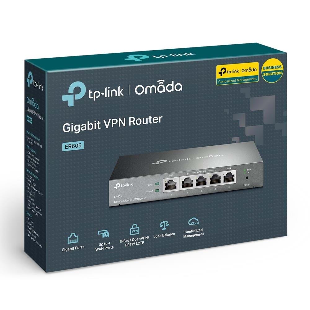 TP-LINK OMADA TL-ER605 GIGABIT MULTI-WAN VPN ROUTER 