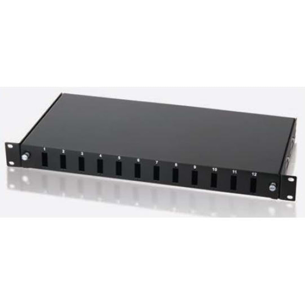 URANIUM PPR12PSCDX 12 PORT F/O SC DX RAL9005 PATCH PANEL(10F-SB1U12PSCDX-REA) 