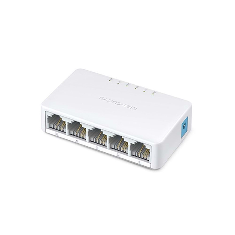 TP-LINK MERCUSYS MS105 5 PORT 10/100 PLASTİK KASA SWITCH 