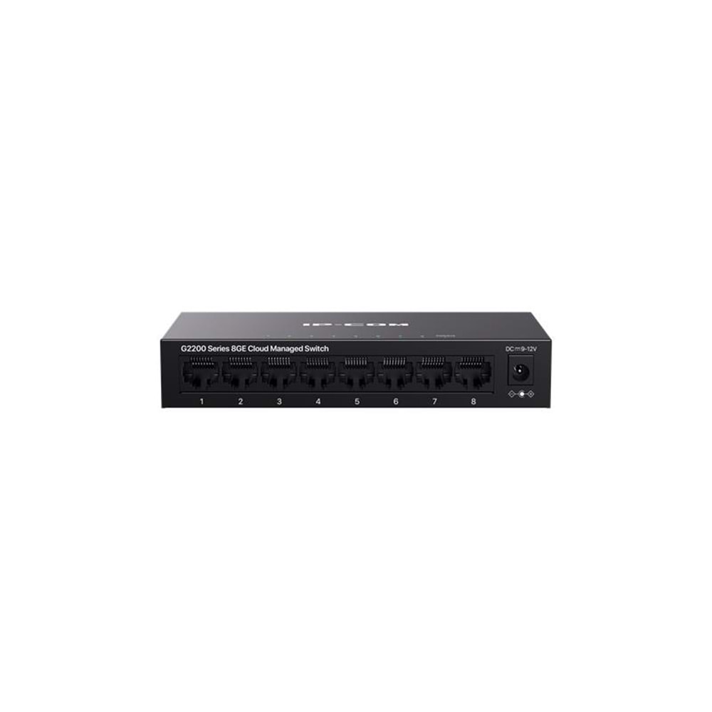 IP-COM G2208D 8 PORT GIGABIT CLOUD YÖNETİLEBİLİR METAL KASA SWITCH 