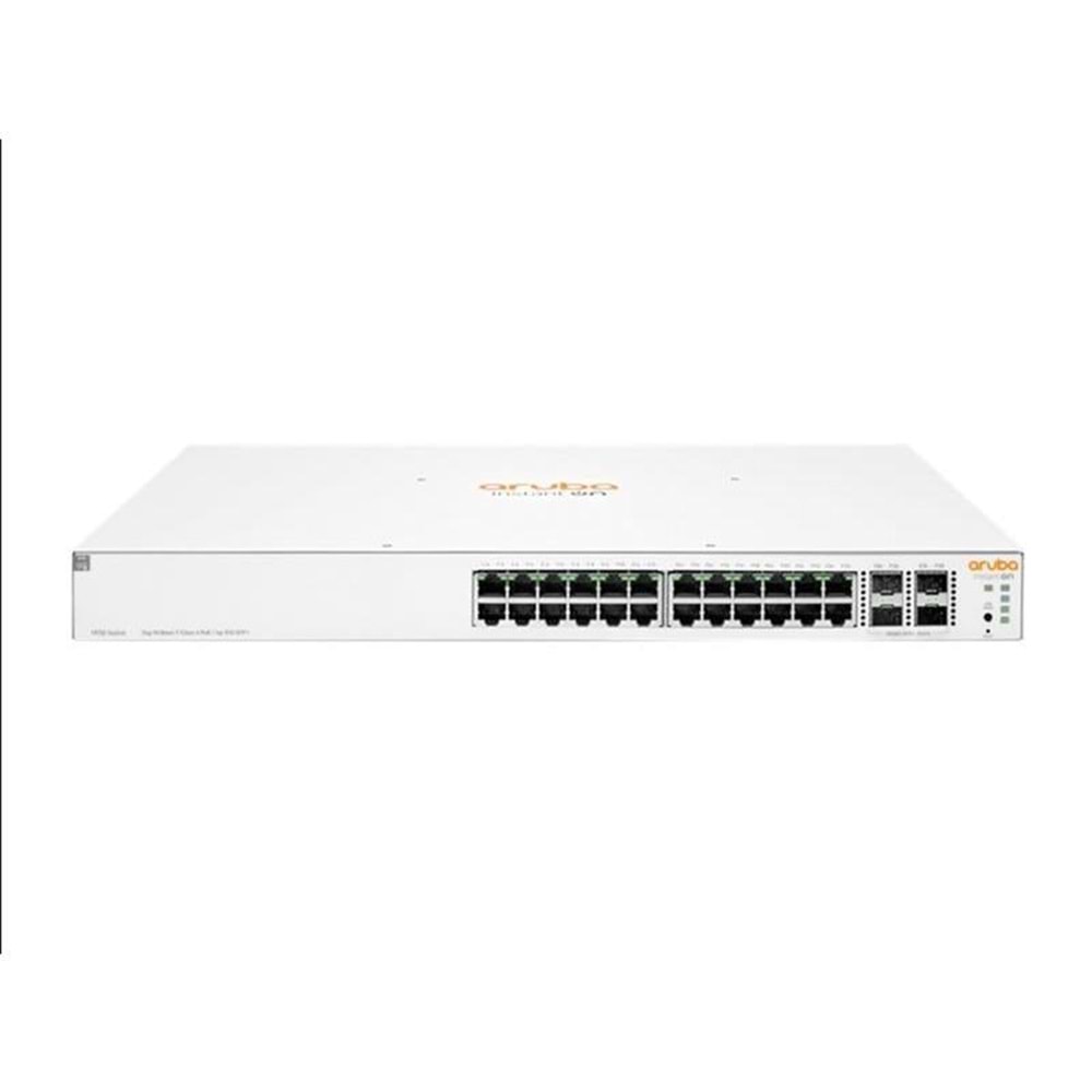 HPE ARUBA ION 1930 JL683B 24 PORT GIGABIT+4X10GB SFP+ UPLINK YÖNETİLEBİLİR 195W POE RACKMOUNT SWITCH 