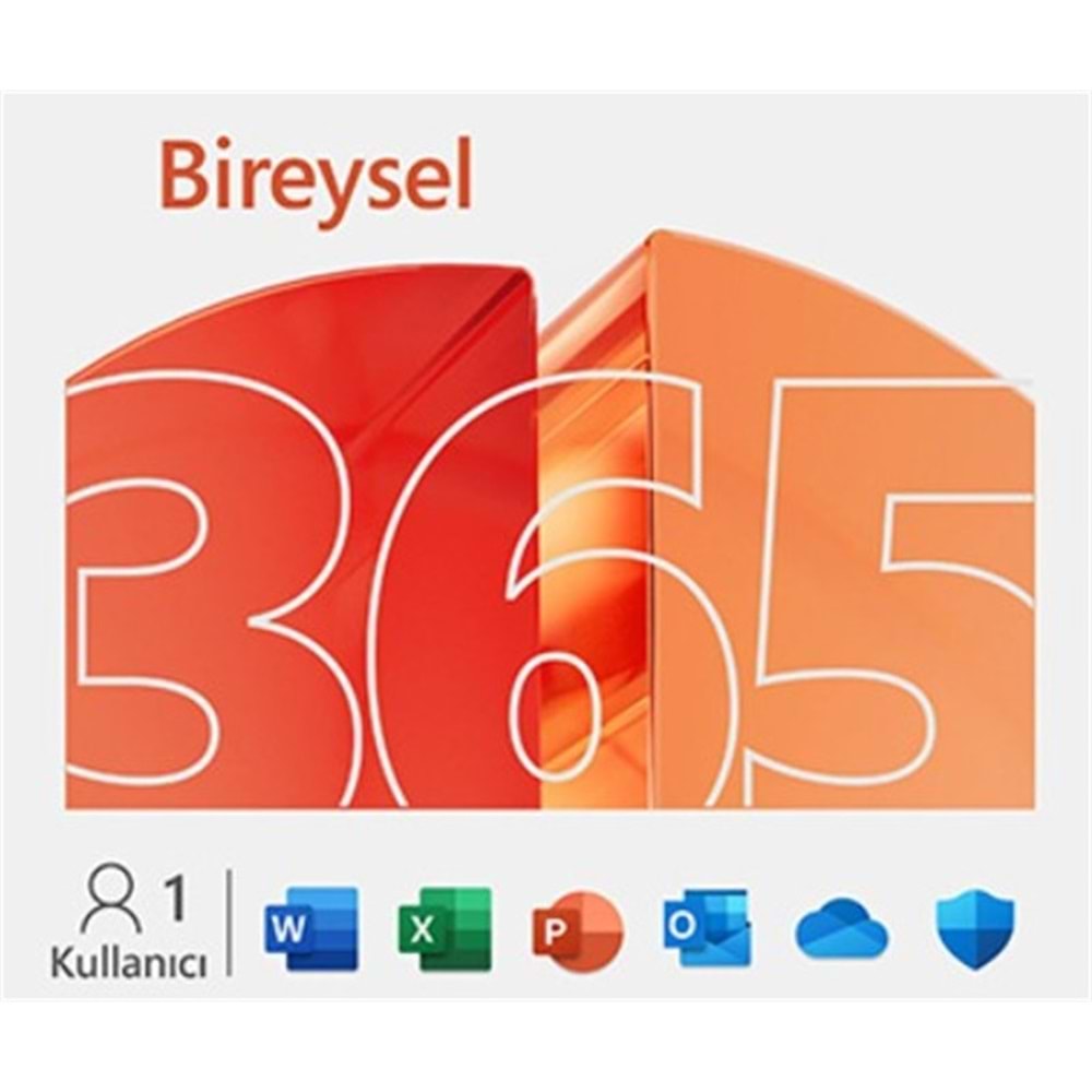 MS 365 BIREYSEL ESD 1 KULLANICI/1 YIL EP2-32317 32/64BIT TR/ING (ELEKTRONIK ORTAMDA GONDERILIR) 