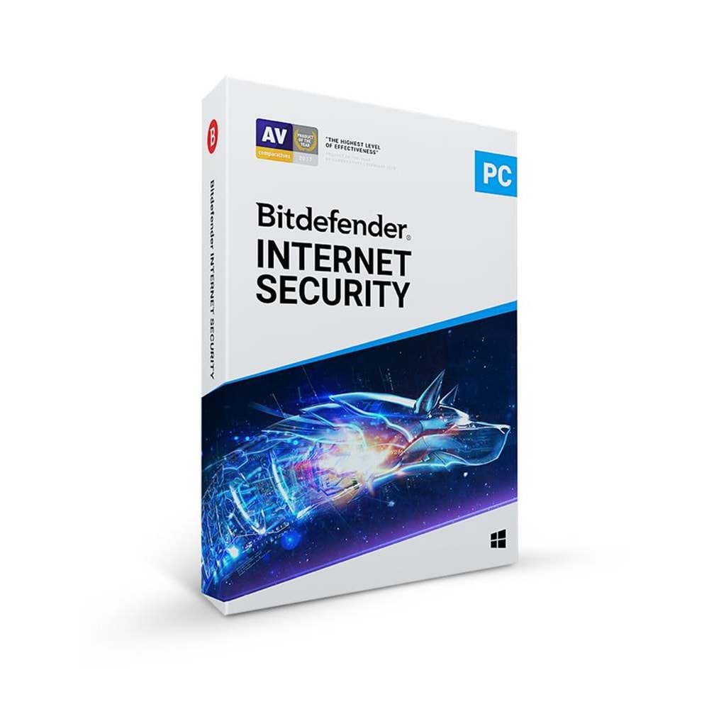 BITDEFENDER INTERNET SECURITY 1KULL. 1YIL KUTU 