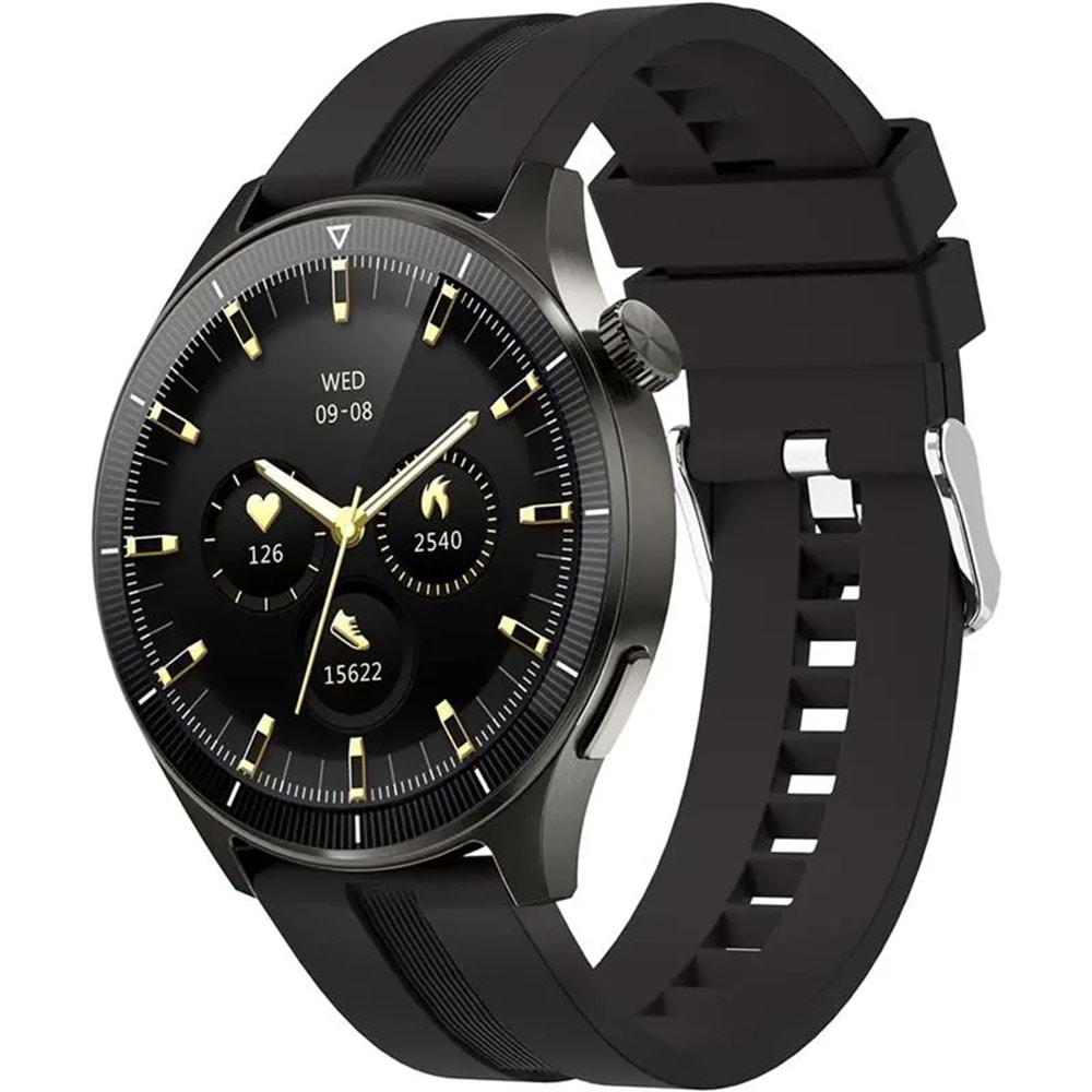 AUKEY SW-2P-GY AKILLI SAAT 3.7CM LCD BLUETOOTH ÇAĞRI SAĞLIK GÖZETİMİ SPOR BİLDİRİMLERİ IP67 GRİ 