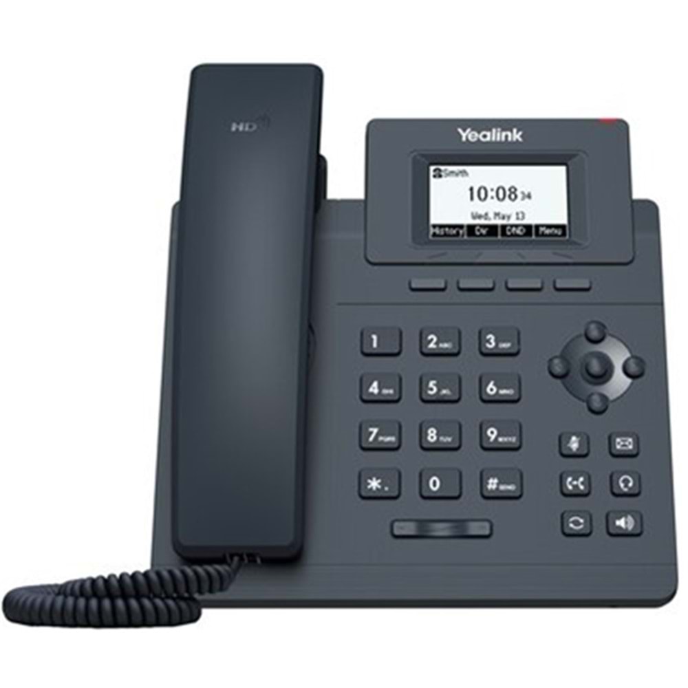 YEALINK SIP-T30P IP POE DESTEKLİ MASAÜSTÜ TELEFON 