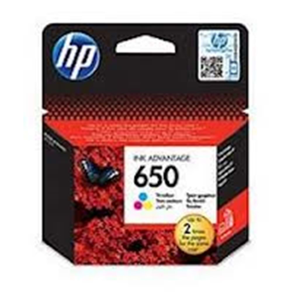 HP CZ102A RENKLI KARTUŞ NO:650 