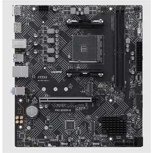 MSI PRO B550M-B DDR4 4600MHZ 1XHDMI 2XM.2 MATX AM4 (AMD AM4 5000/5000G/4000G/3000/3000G SERİLERİ İLE UYUMLU) 