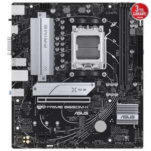 ASUS PRIME B650M-K DDR5 6400MHZ 1XVGA 1XHDMI 2XM.2 USB 3.2 MATX AM5 (AMD AM5 9000/8000/7000 SERİLERİ İLE UYUMLU) 